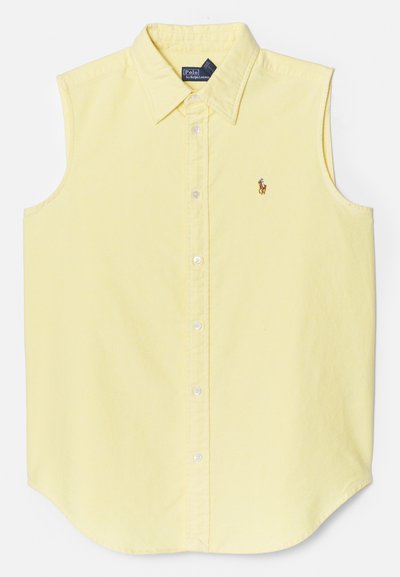 Polo Ralph Lauren CLASSIC FIT SLEEVELESS OXFORD SHIRT - Μπλούζα - yellow