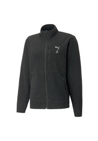 Puma SEASONS FULL ZIP M - Fliisjakk - black heather-silver