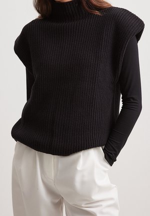 Strickpullover - black