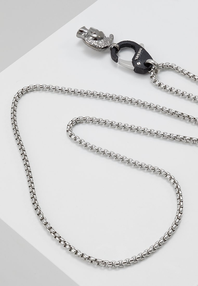 Herren Halsketten | Diesel SINGLE PENDANT Halskette black/silver-coloured/schwarz - RA89443 Herren Halsketten | Diesel SINGLE PENDANT Halskette black/silver-coloured/schwarz - RA89443