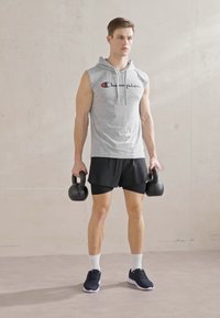 Champion ICONS HOODED SLEEVELESS - Top - grey melange