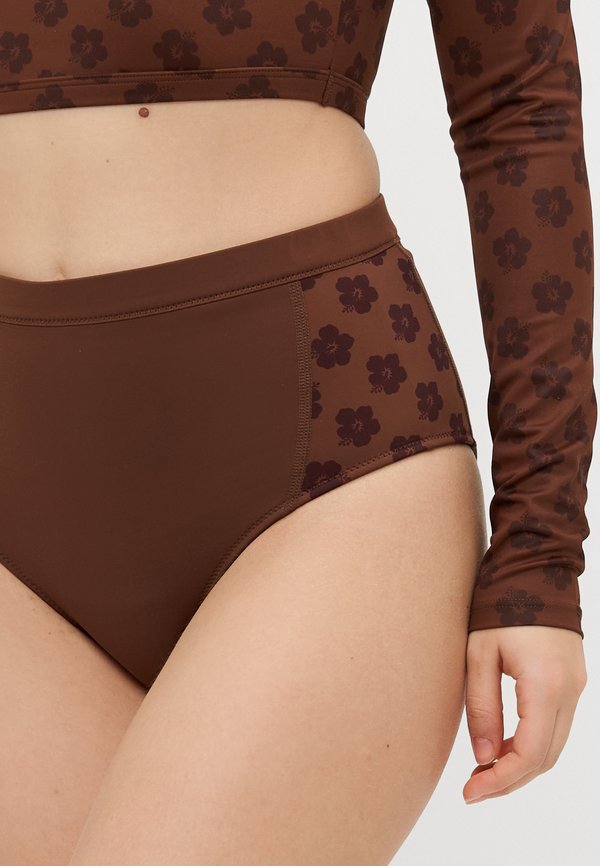 PRO WAVE HIGHWAIST - Bikini bottoms - chocolate plum2