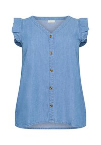 Kaffe Curve KCLOUISA  - Bluza - medium blue chambray