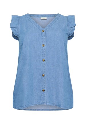 Kaffe Curve KCLOUISA  - Blusa - medium blue chambray
