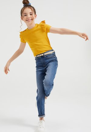 MET VOLANTS - T-shirt print - yellow