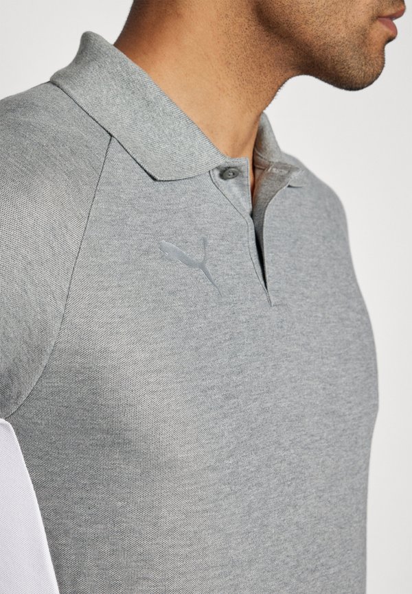 Polo shirt - medium gray heather3