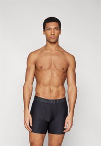 Under Armour - UNDERWEAR BOXERS PERFORMANCE 3 PACK - Bikses - black Miniatūras attēls 1