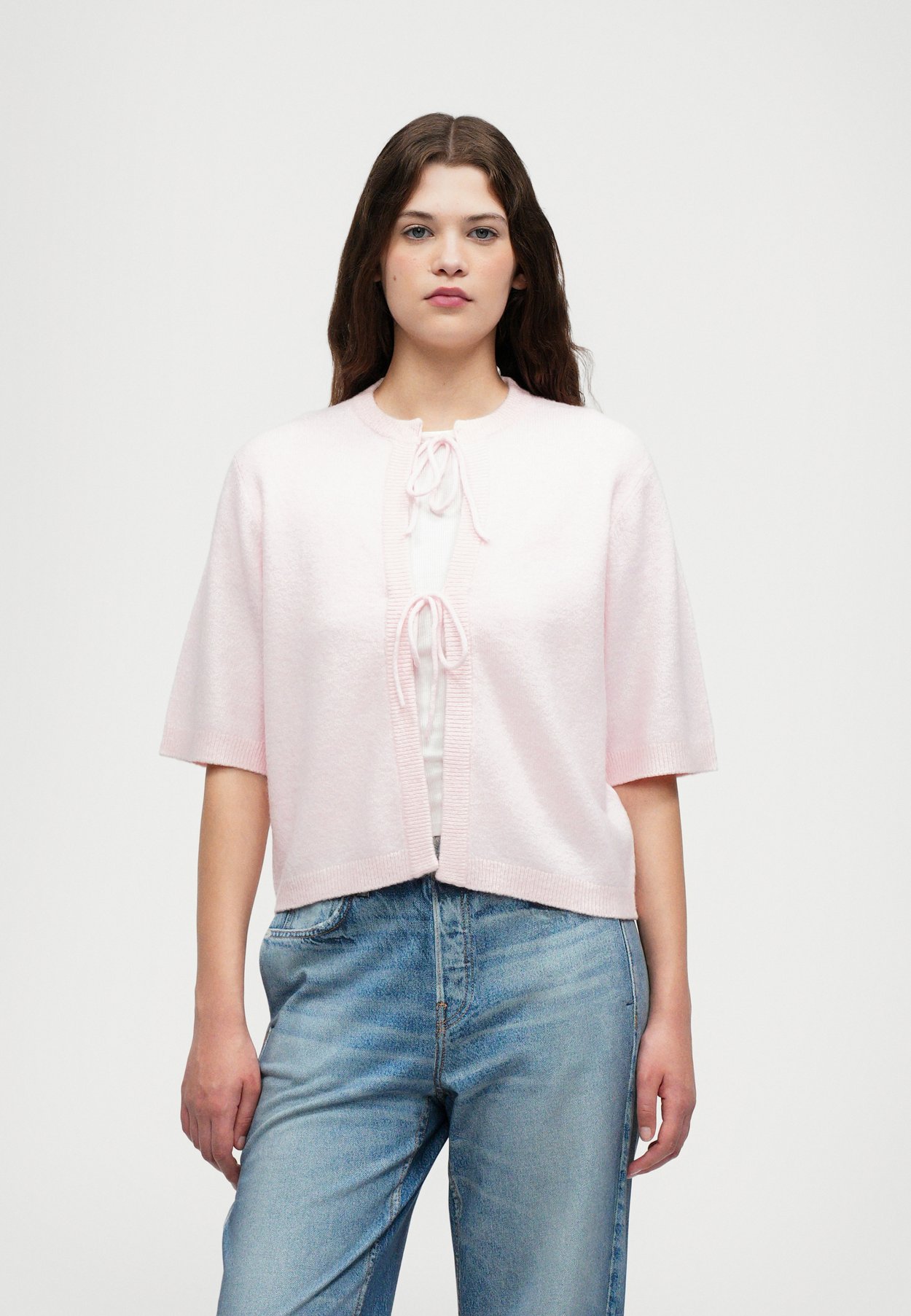 ONLSIMONI 2/4 BOW CARDIGAN KNT NOOS