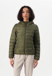 TOM TAILOR DENIM LIGHTWEIGHT PUFFER JACKET - Lengva striukė - grape leaf green