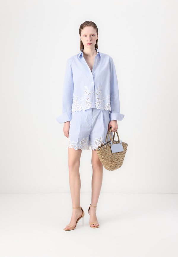 EMBROIDERY CUT OUT BLOUSE - Button-down blouse2