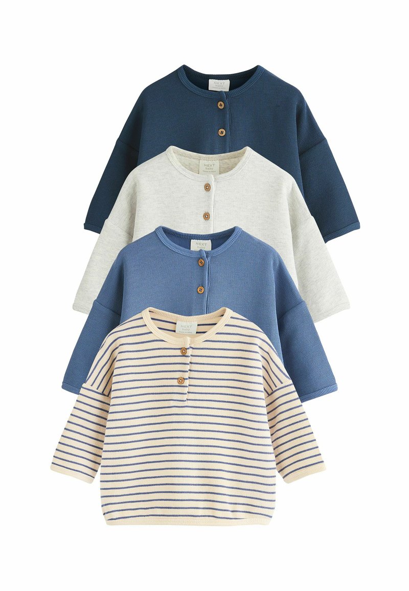 Next 4 PACK - REGULAR FIT - Long sleeved top - blue stripe