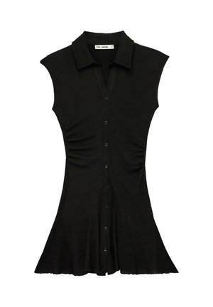 Koton, MINI SHIRT DRESS . - Blousejurk - black