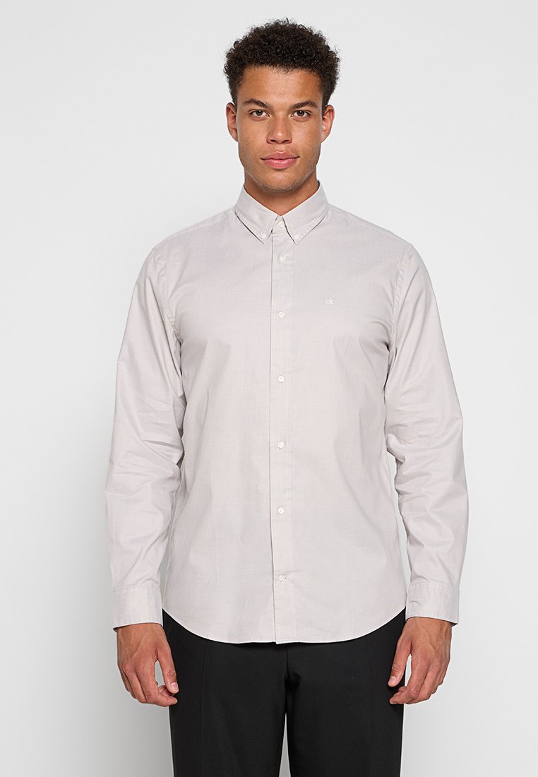 Calvin Klein Zakelijk overhemd grijs Calvin Klein Zakelijk overhemd grijs