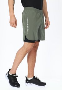 TRAINING 2IN1  - Pantaloncini sportivi - olive