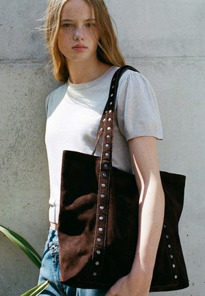 Mango Kids, TEEN - Bolso shopping - chocolate