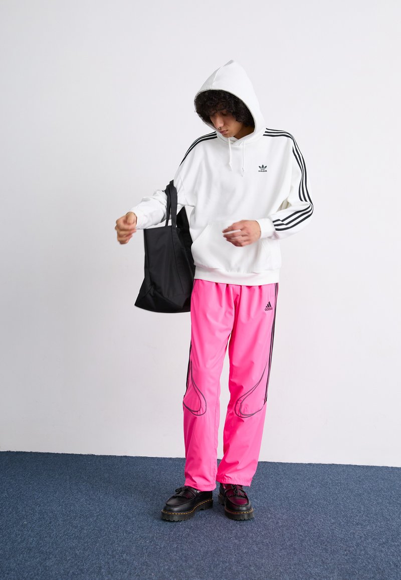 Cappuccio Felpa Adidas Nera E Rosa Adidas Originals Felpa White