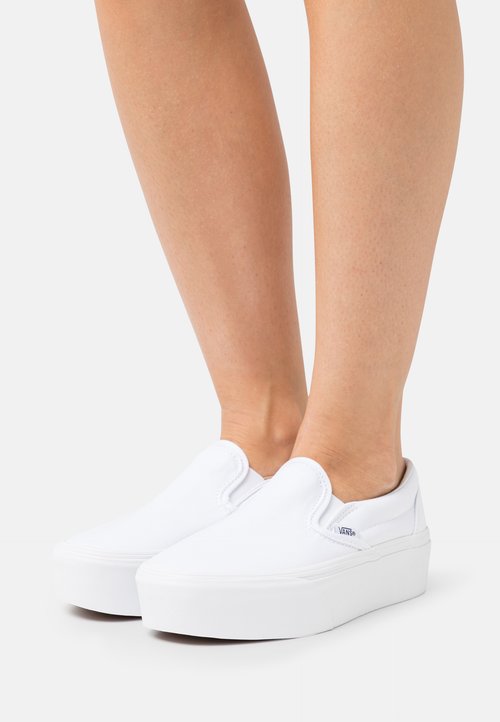 Vans UA CLASSIC SLIPON PLATFORM Matalavartiset tennarit true white