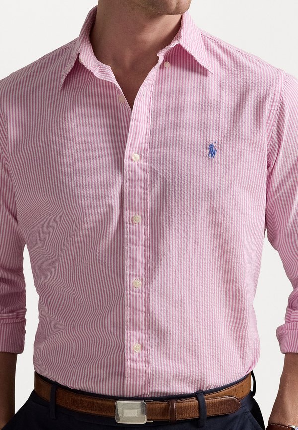 CUSTOM FIT STRIPED SEERSUCKER SHIRT - Shirt2