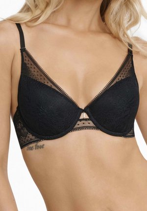 Underwired bra - czarny