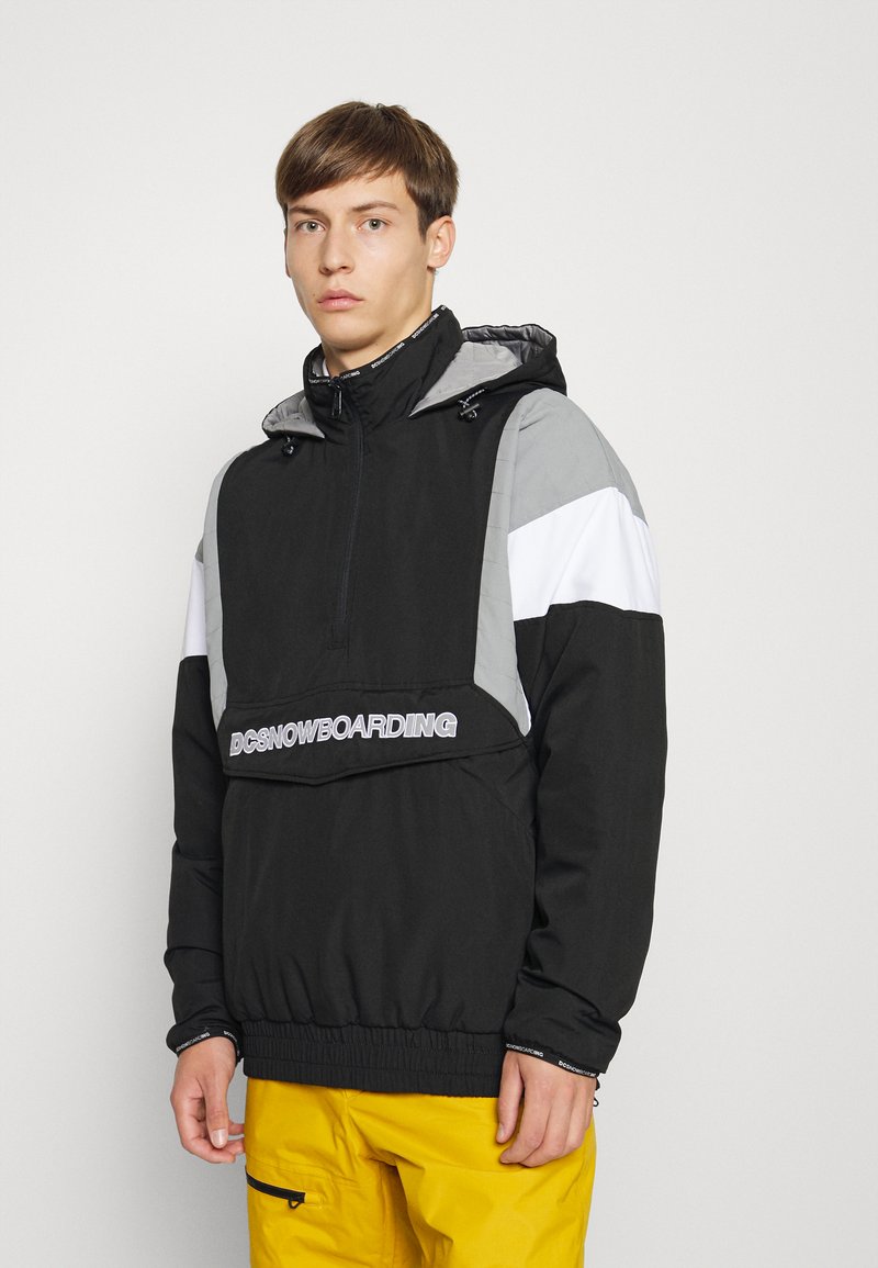 DC Shoes TRANSITION REVERSIBLE ANORAK - Snowboard jacket - black ...