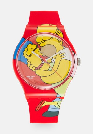 Swatch THE SIMPSONS UNISEX - Hodinky - red