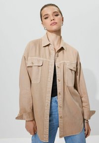 Next - Bluza s gumbima - light brown Minijatura 1