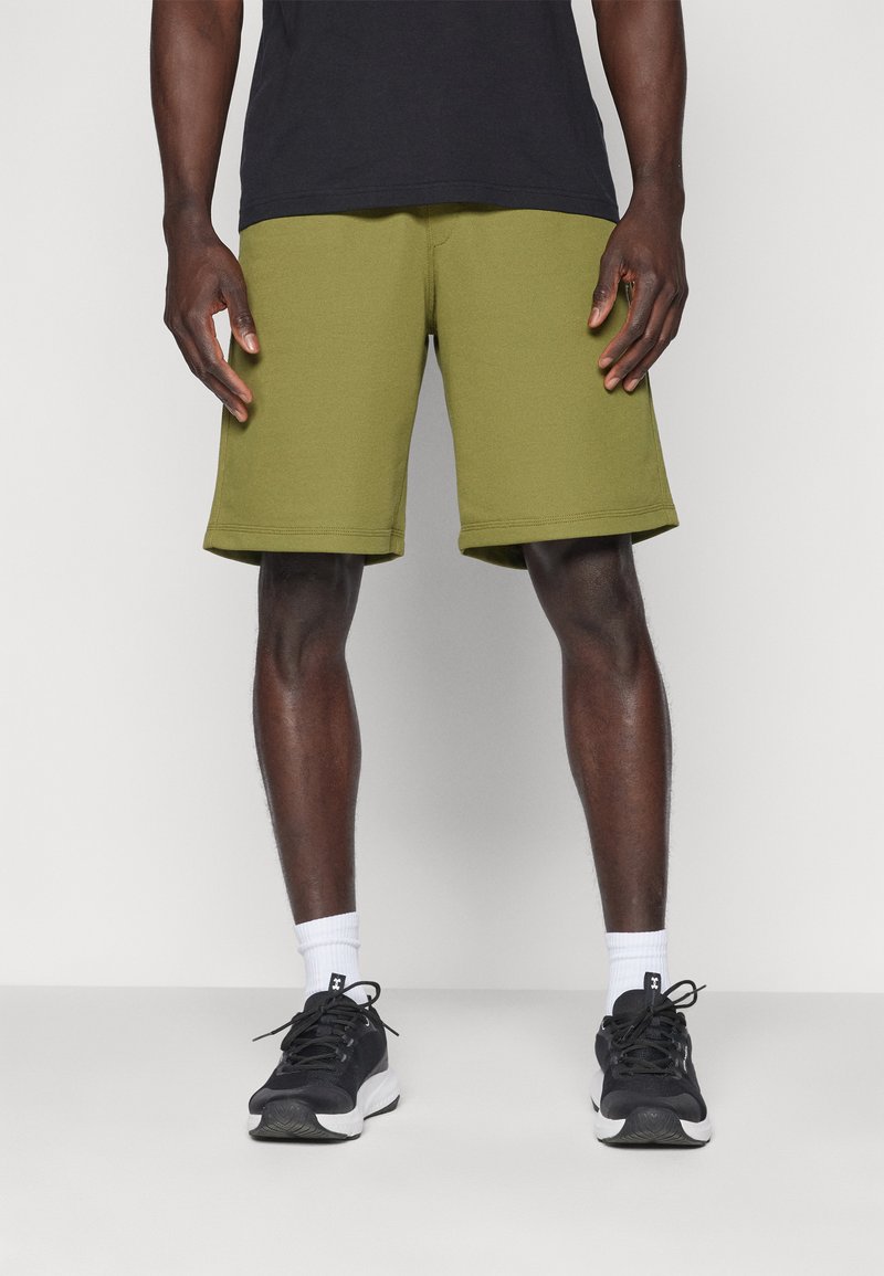 Champion ICONS LONG BERMUDA SHORTS SMALL LOGO - Sport rövidnadrágok - olive