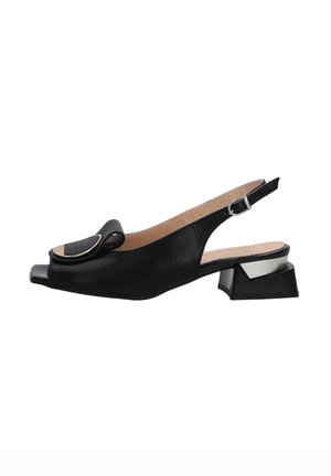 Peep toes - black