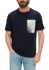 s.Oliver ARTWORK granatowy