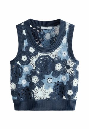 REGULAR FIT-FLORAL TANK - Striktrøje - blue