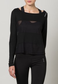 Reebok Långärmad tröja - black