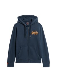Superdry Zip-up sweatshirt - lauren navy