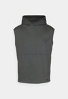 NBA CHICAGO BULLS WASHED SLEEVELESS HOODIE - Klubiriided - dark grey