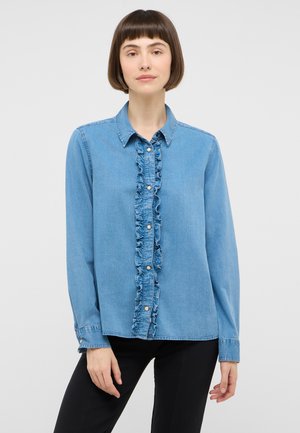 Mustang, Button-down blouse - blau