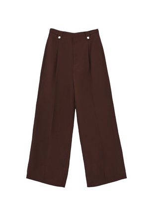 OXXO HIGH WAIST MIT AUSGESTELLTEM  - Pantalon classique - chicory coffee