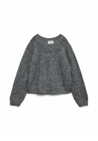 PULLOVER AWUILDE - Pullover - medium grey melange