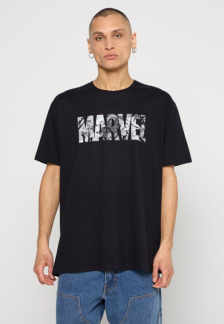 Marvel T-shirt print zwart Marvel T-shirt print zwart
