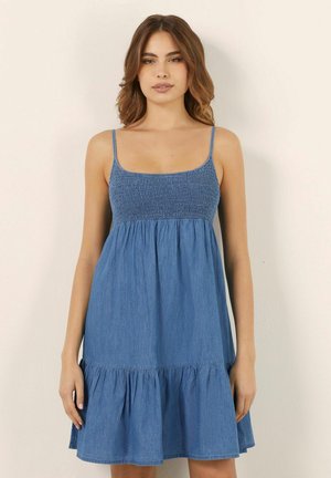 Spijkerjurk - blue denim plain