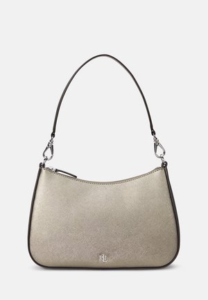 CROSSHATCH LEATHER MEDIUM DANNI BAG - Bolso de mano - pewter