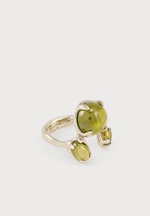 DEW RING UNISEX - Sõrmus - silver-coloured/green