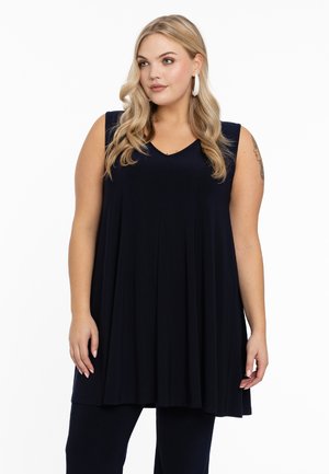 SINGLET V-NECK - Top - blue