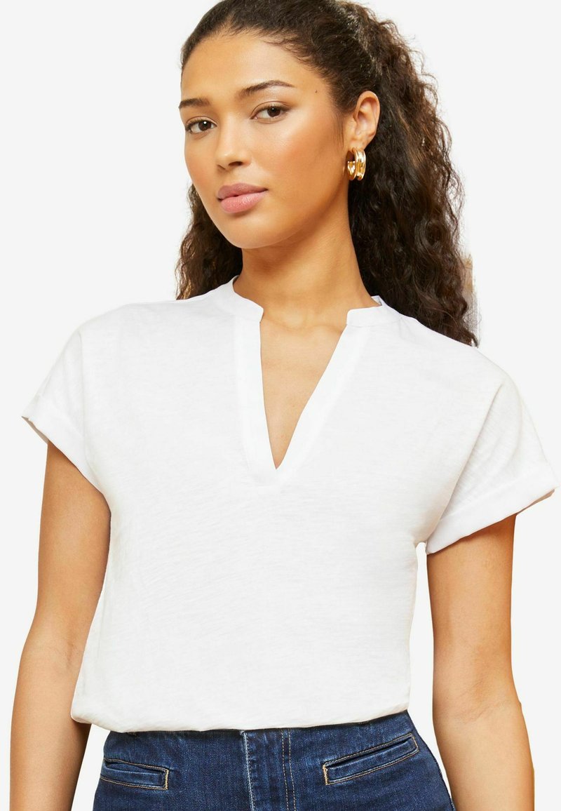 Love & Roses SHORT SLEEVE - Majica kratkih rukava s printom - ivory white