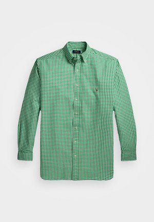 Polo Ralph Lauren Big & Tall GINGHAM OXFORD SHIRT - Button down-skjorte - summer emerald/white