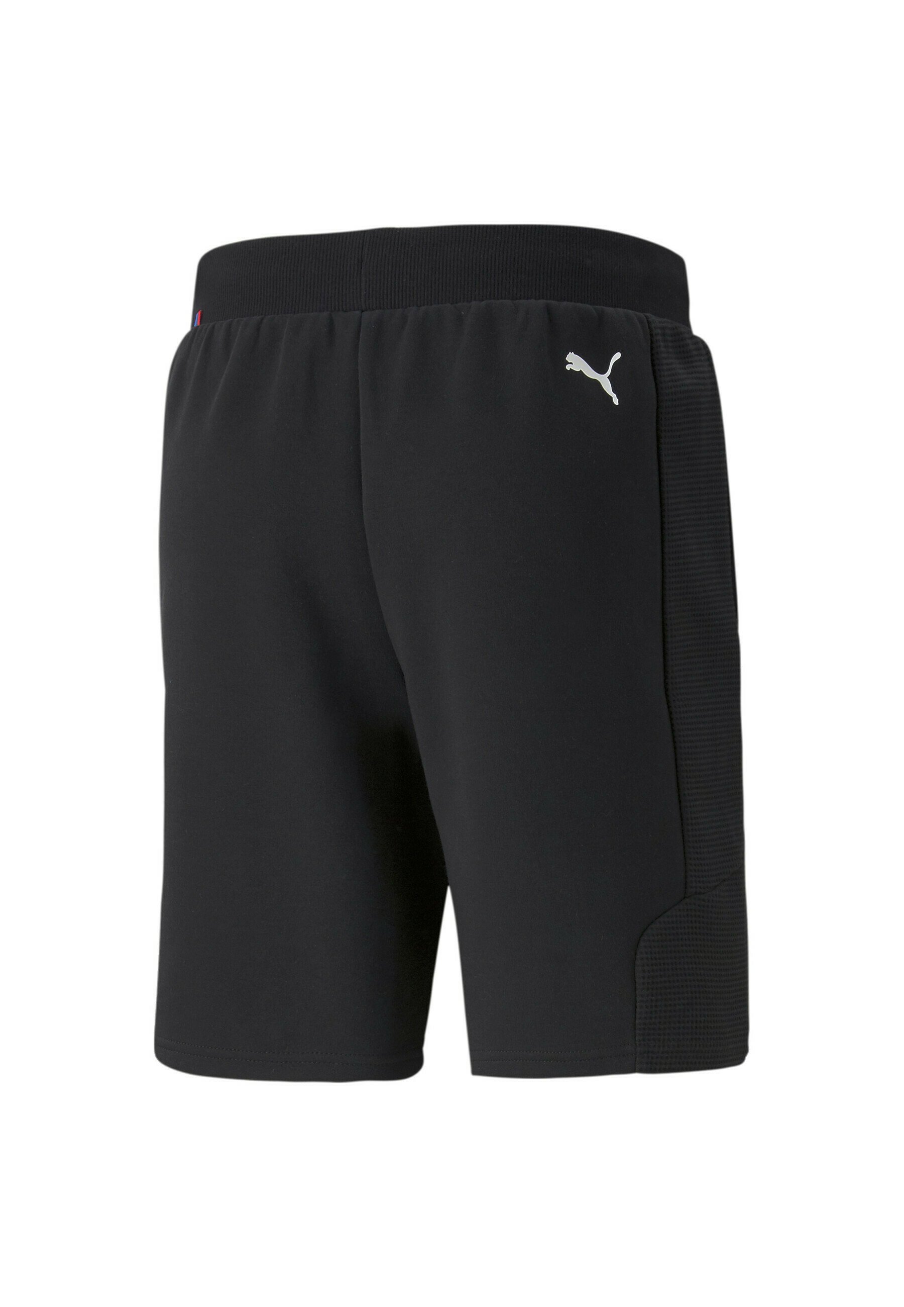 Puma BMW M MOTORSPORT - Pantalón corto de deporte - cotton black/negro -  Zalando.es