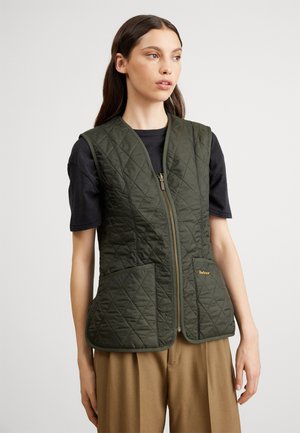 BETTY LINER - Bodywarmer - dark olive