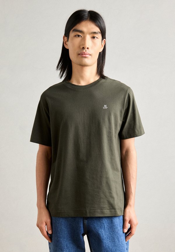 SHORT SLEEVE LOGO PRINT CREWNECK - Basic T-shirt - neverland iron