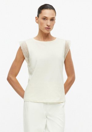 s.Oliver, T-SHIRT - T-Shirt basic - helles beige