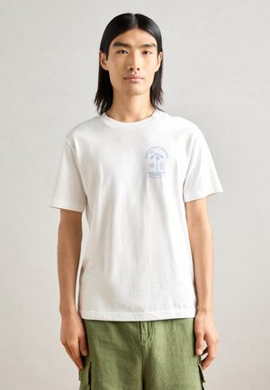 Scotch & Soda REGULAR FIT LEFT CHEST LOGO - T-shirt print - white