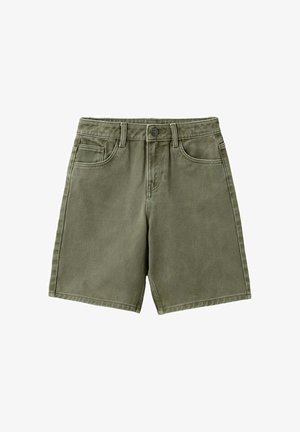 Mango Kids, KID - Kratke hlače od trapera - khaki
