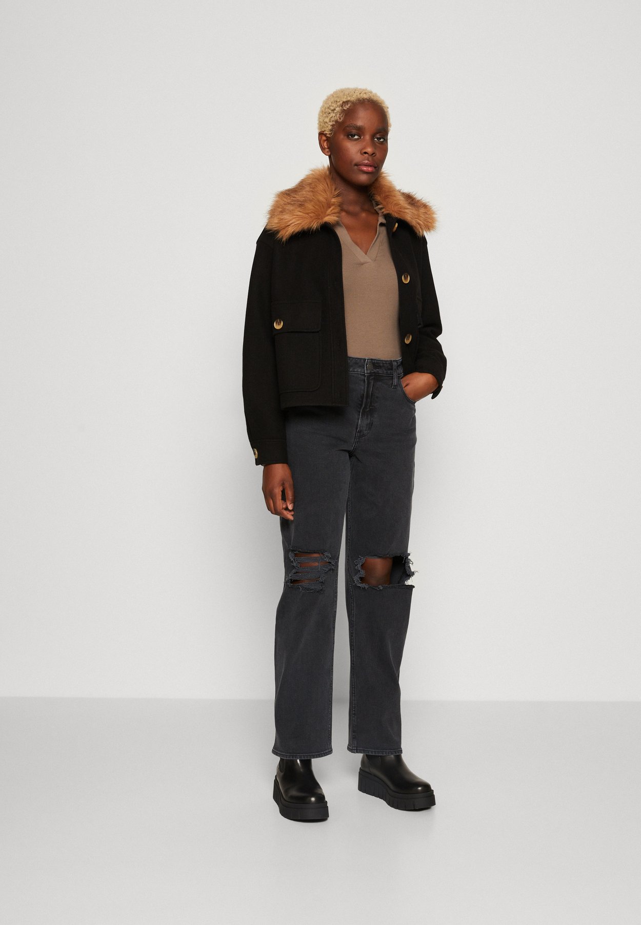 ONLEMMA SHORT FUR SHACKET